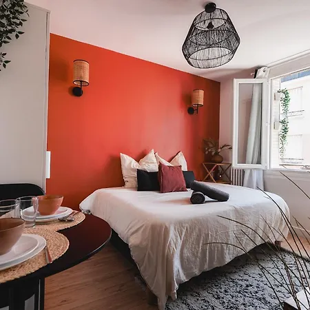 아파트 Jolie Ideal Pour Professionnels Et Couples Proche Paris *